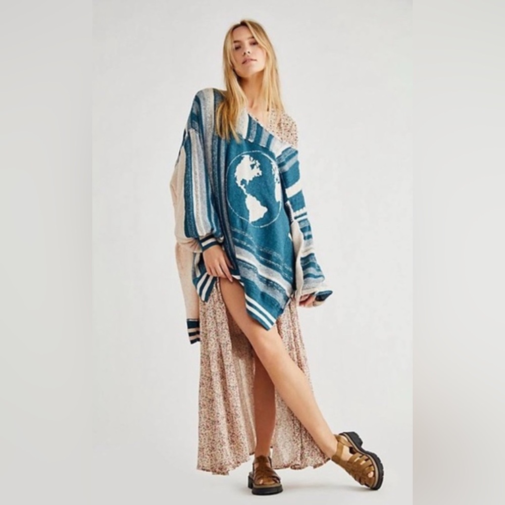 Free People XS NWT Gravity Relaxed Fit Knit Tunic